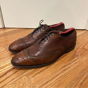 Allen Edmonds McAllister Men’s Brogue Leather Wingtip Dress Shoes Oxfords 10.5 C